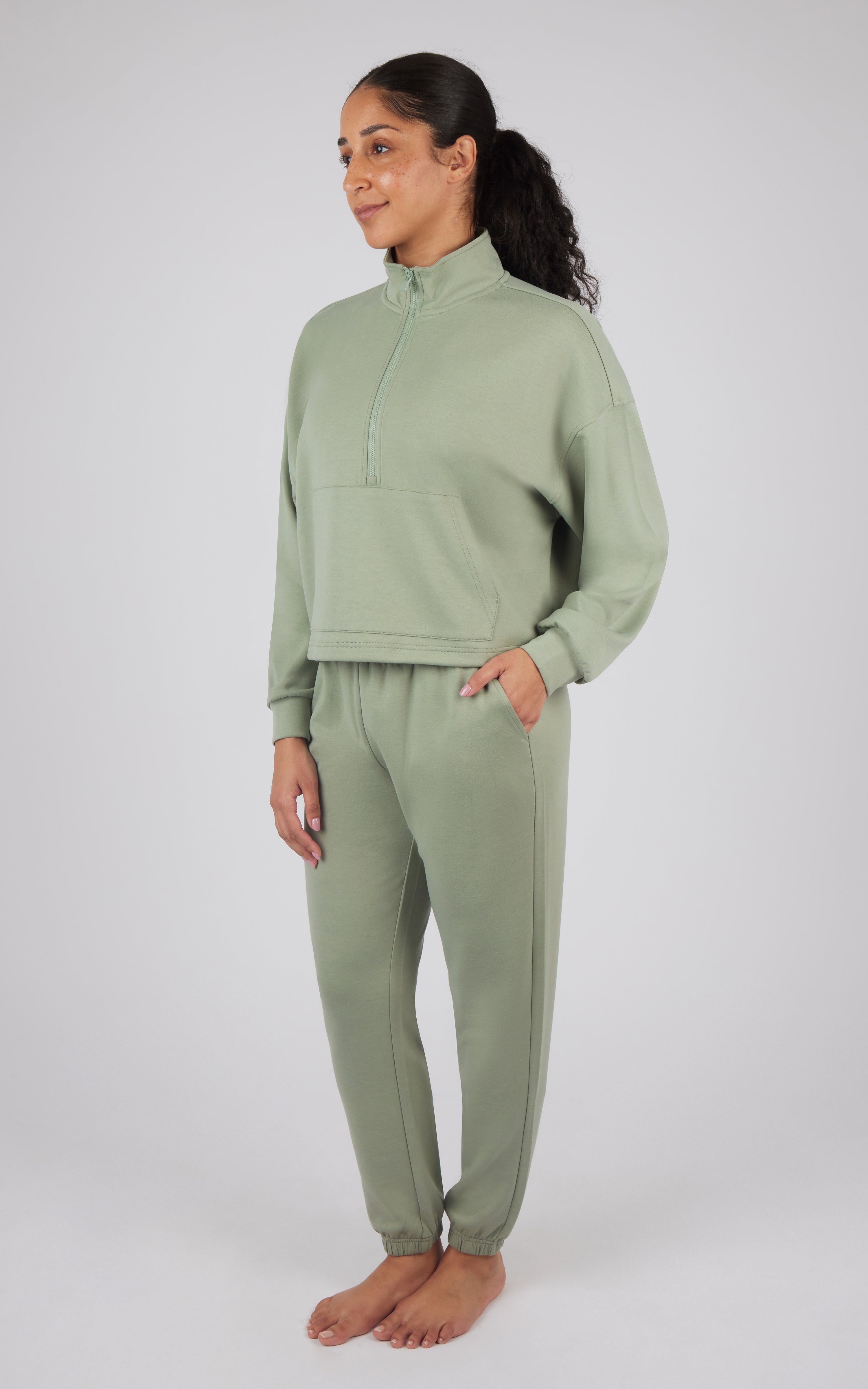 Scuba Nadia Half Zip Pullover and Scuba Taylor Jogger Set