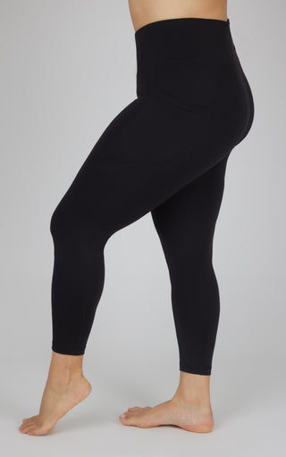 Plus Active Stretch Serena Side Pocket Ankle Legging