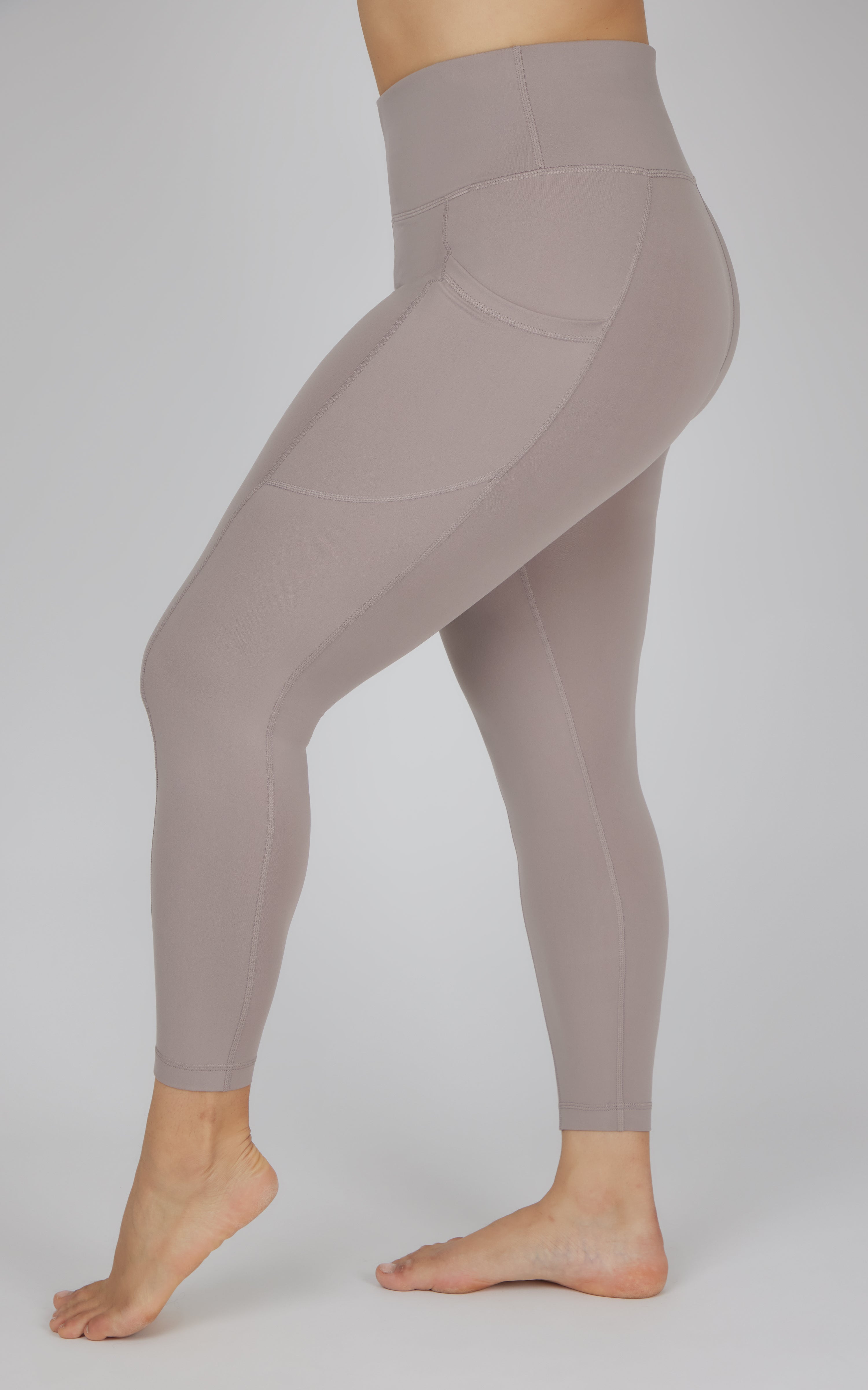 Plus Active Stretch Serena Side Pocket Ankle Legging