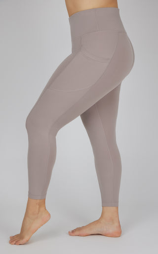 Plus Active Stretch Serena High Waist Side Pocket Ankle Legging