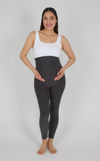 Maternity Heathered Lux Ankle Legging