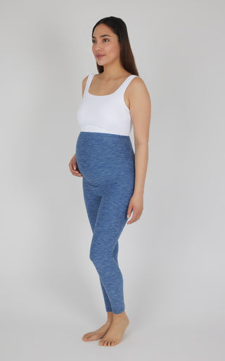 Maternity Heather Lux Joyful Ankle Legging