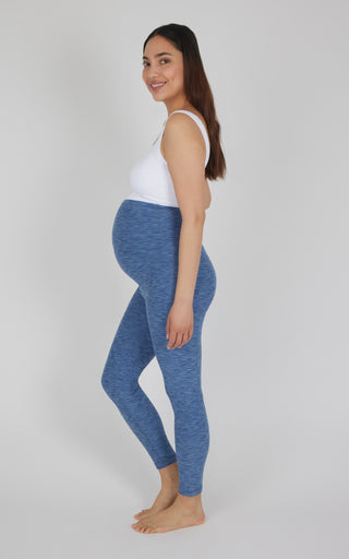 Maternity Heather Lux Joyful Ankle Legging