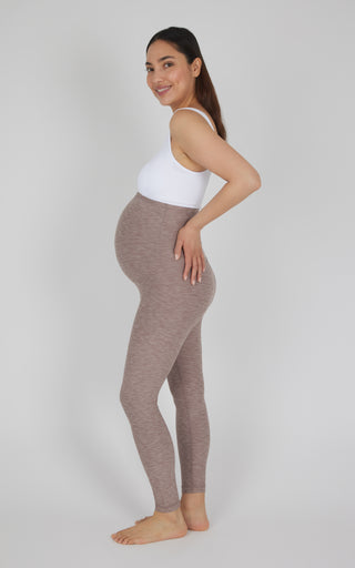 Maternity Heather Lux Joyful Ankle Legging