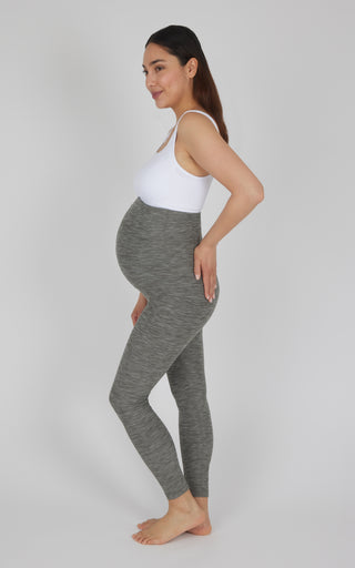 Maternity Heathered Lux Ankle Legging