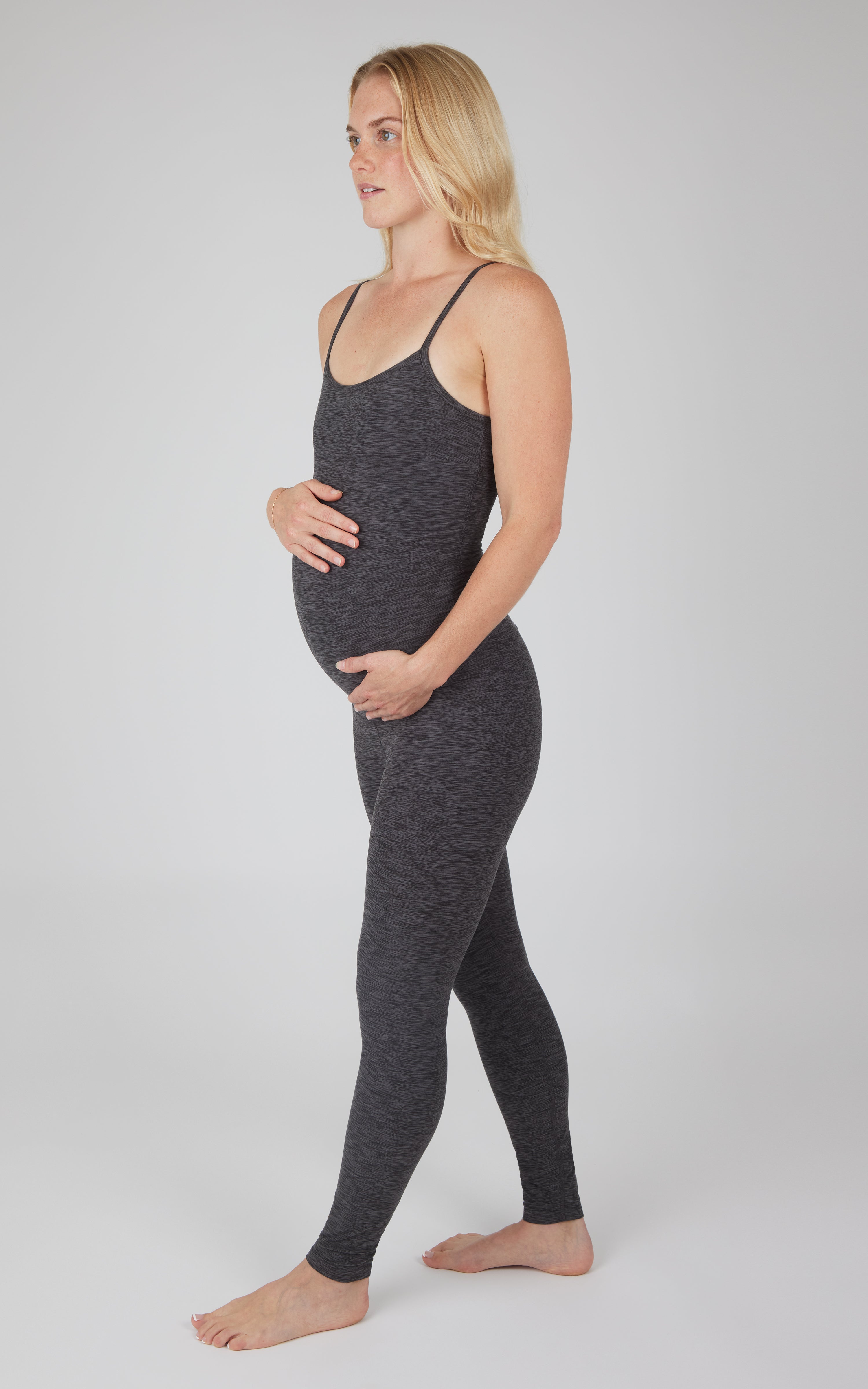 Maternity Heather Lux Maternal Glow Jumpsuit