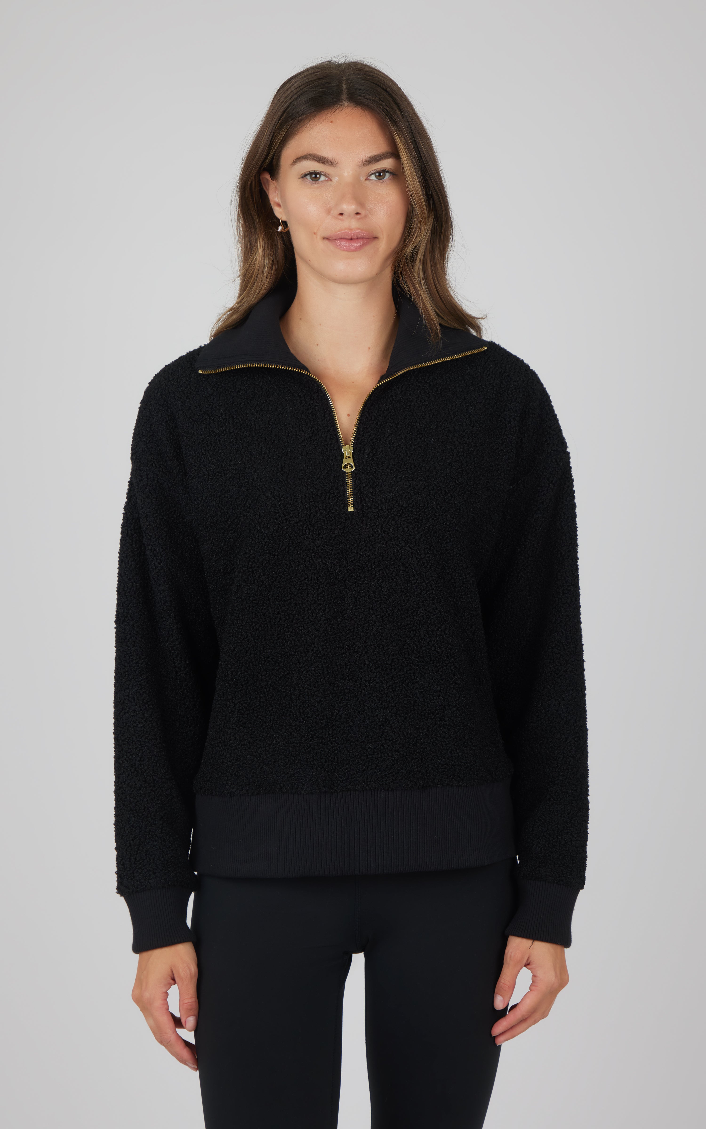 Sherpa Half Zip Pullover