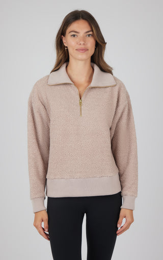 Sherpa Half Zip Pullover