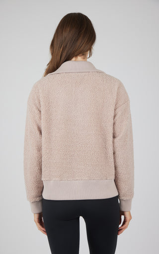 Sherpa Half Zip Pullover