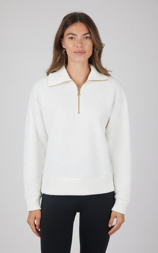 Sherpa Half Zip Pullover