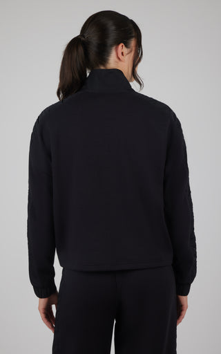 Scuba Divergent Half Zip Pullover with Contrast Radiant Paneling