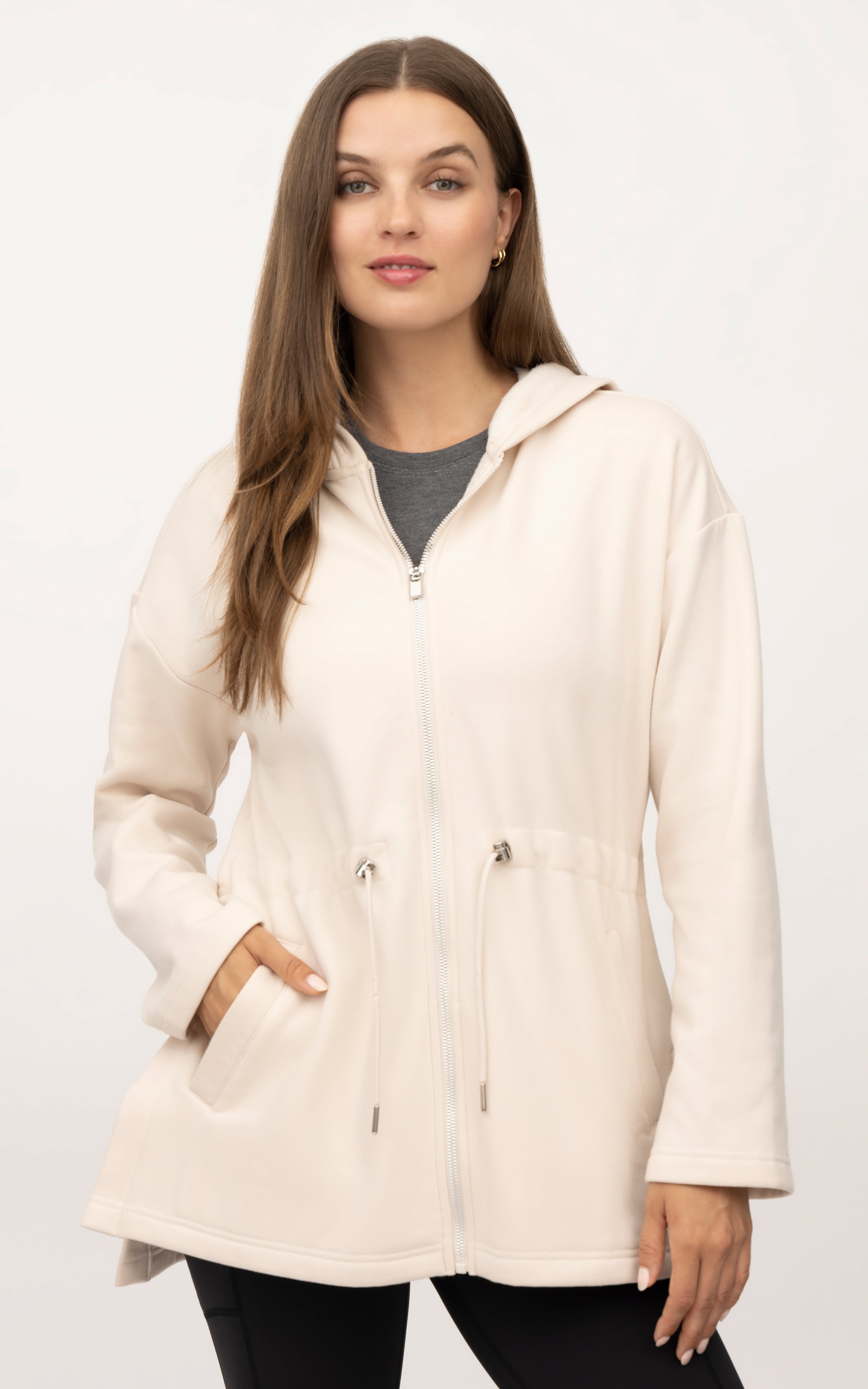 Xersion womens X-Warmth Zip Front Jacket hoodie - Depop