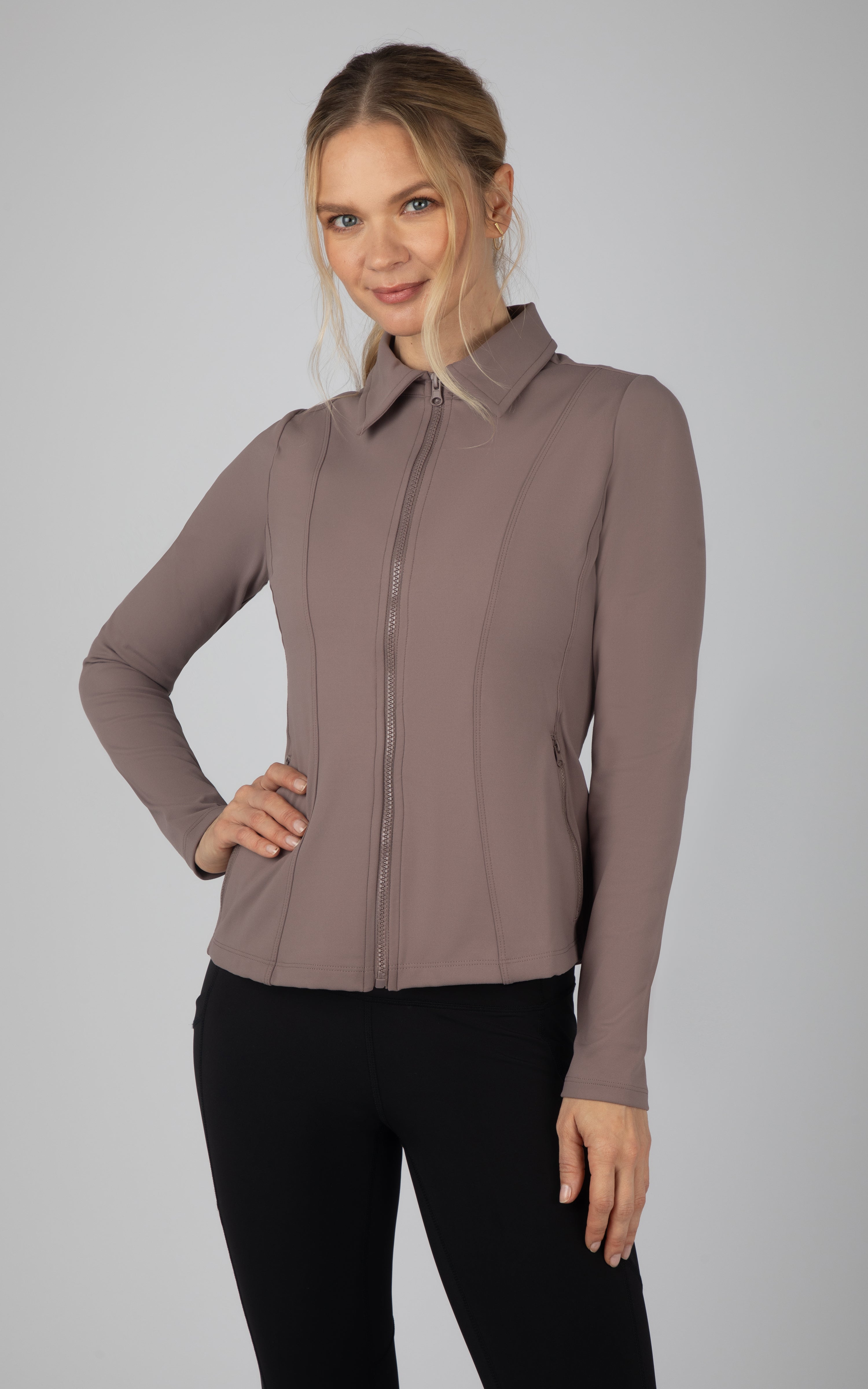 90 Degree by Reflex Women s Wonderlink Amsterdam Collared Jacket