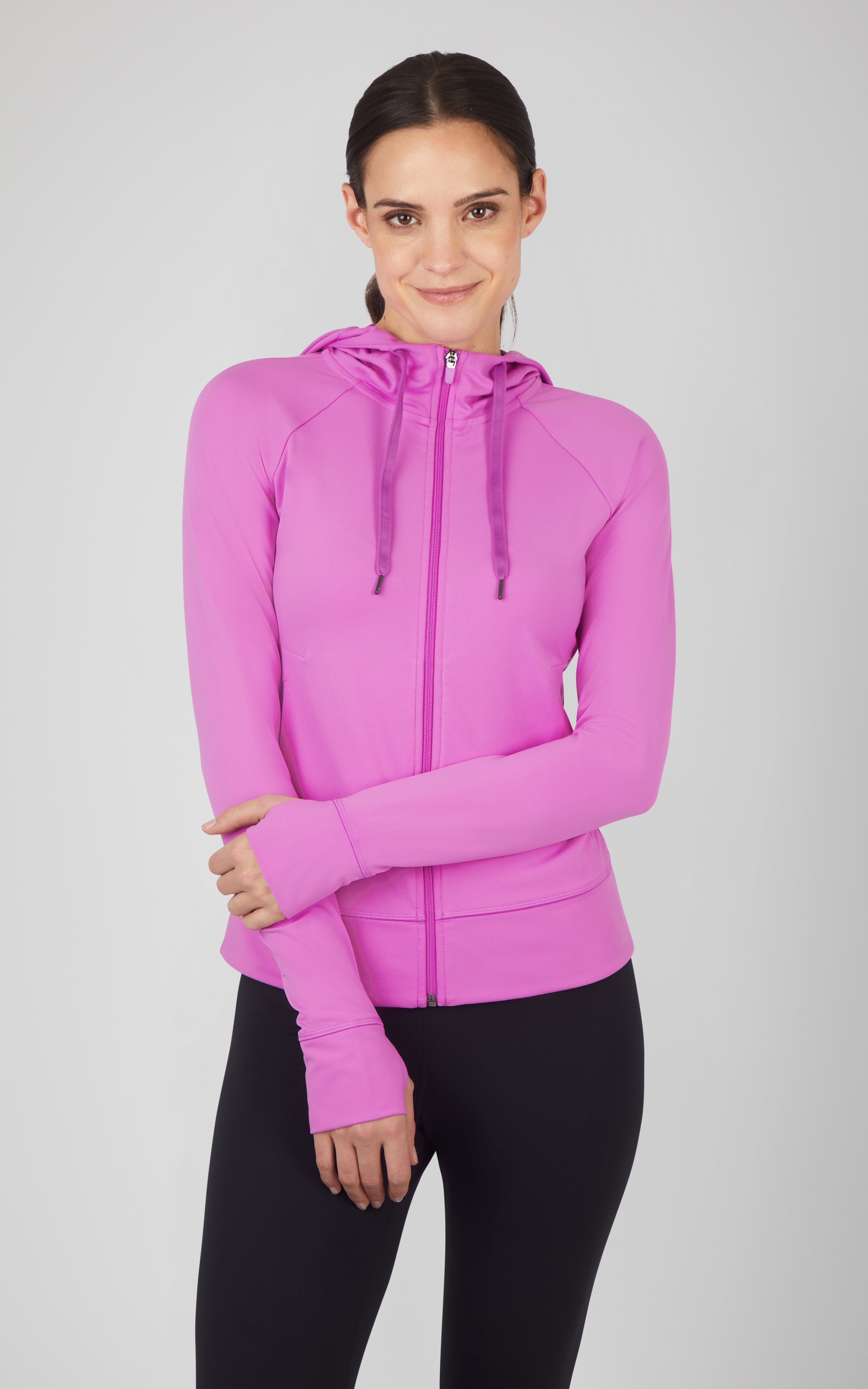 Xersion Girls Magenta Pink Love Zip Front Hoodie Sweatshirt  Jacket XXS: Clothing, Shoes & Jewelry