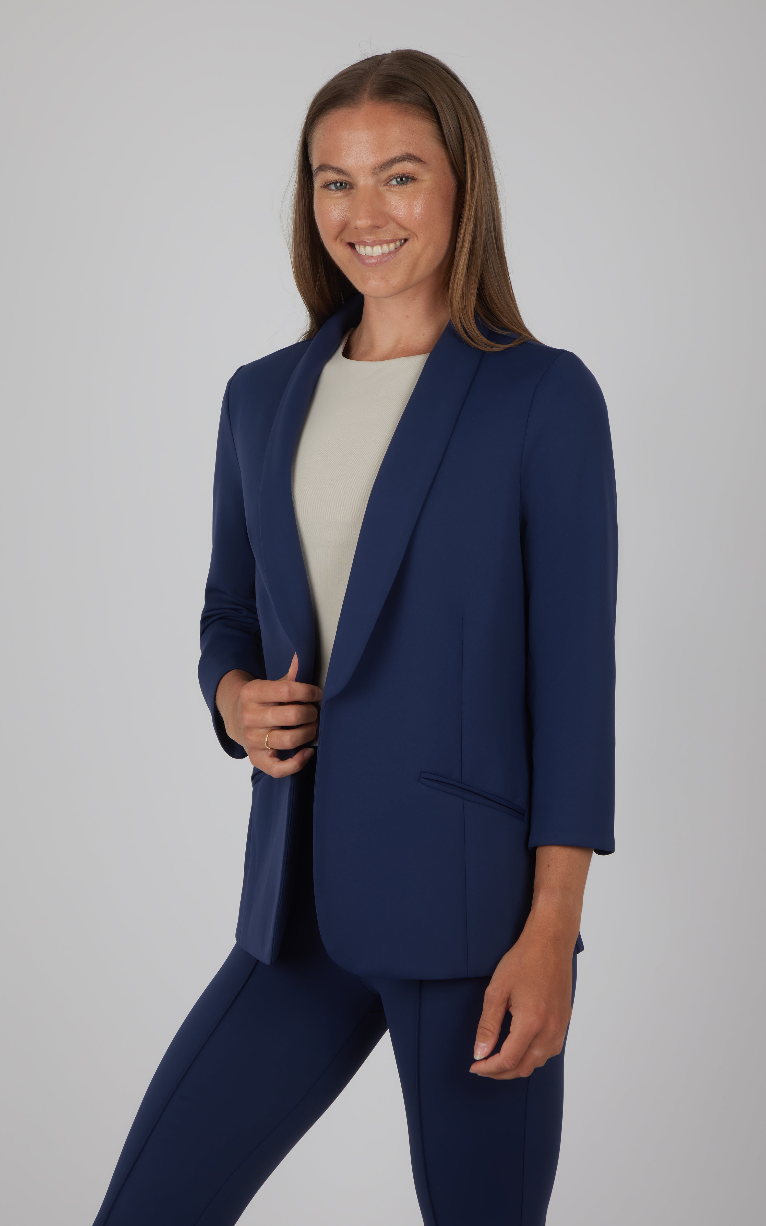 Bentley Blazer with Side Pockets and Back Slit