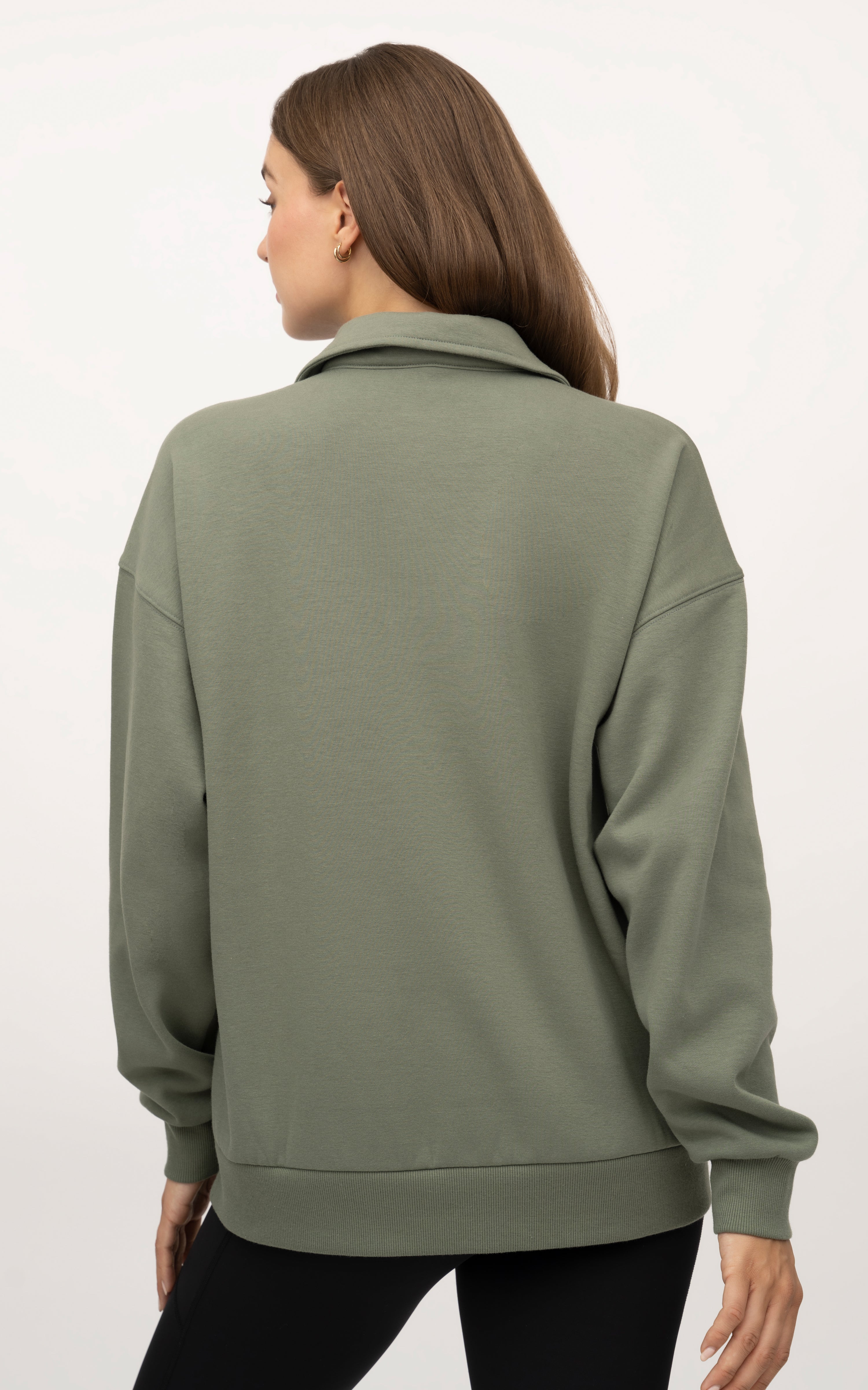 Cloud Plush Grove Cozy Polo Sweatshirt - LFY93008 – 90 Degree by Reflex