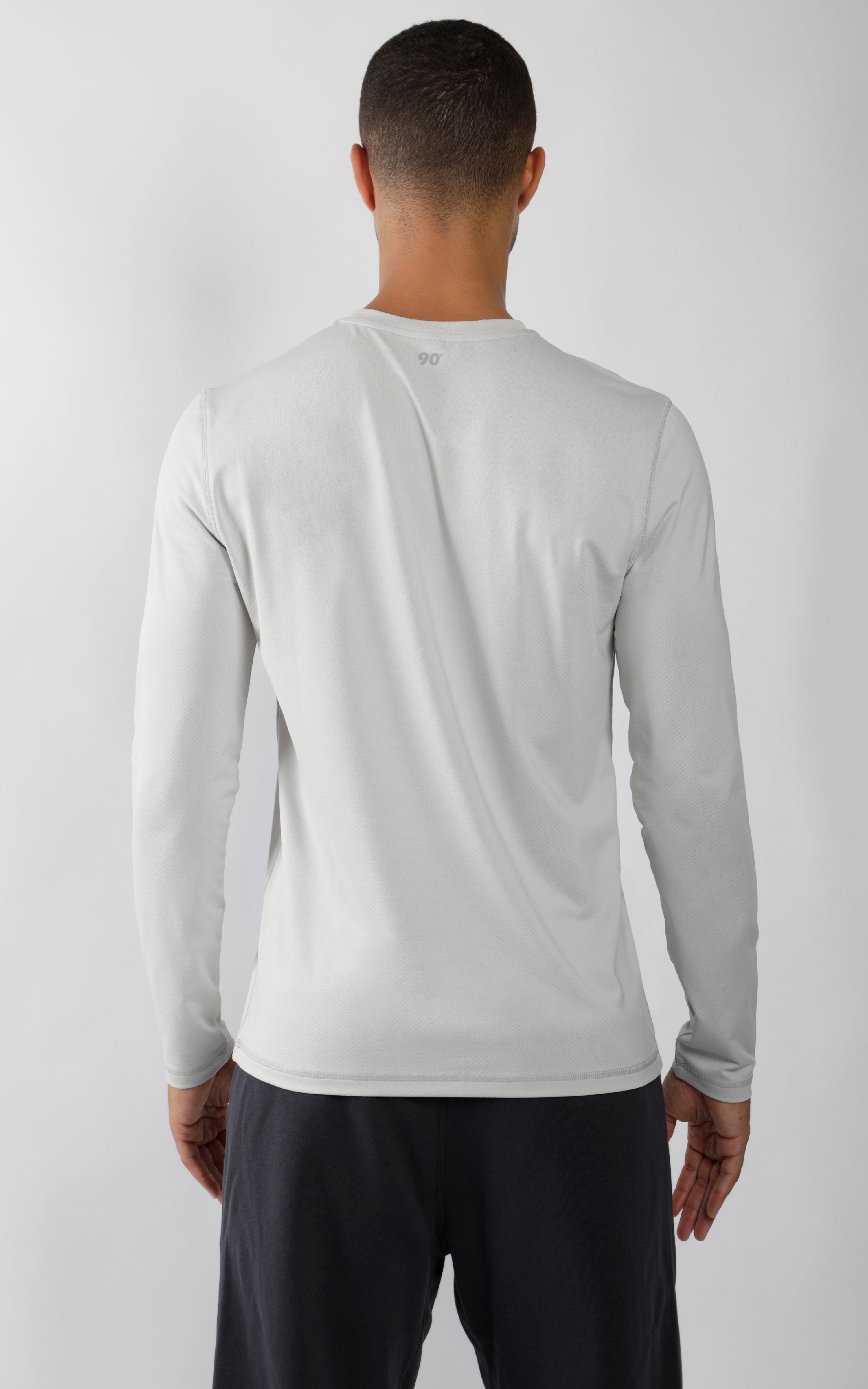 Mens Crew Neck Long Sleeve Shirt