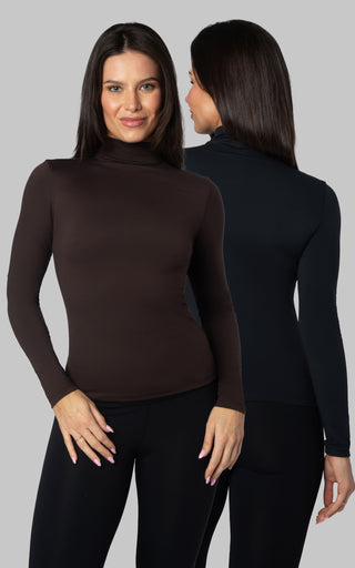 2 Pack Mock Necks