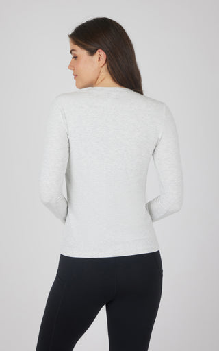 Heavenly Rib  Long Sleeve Henley