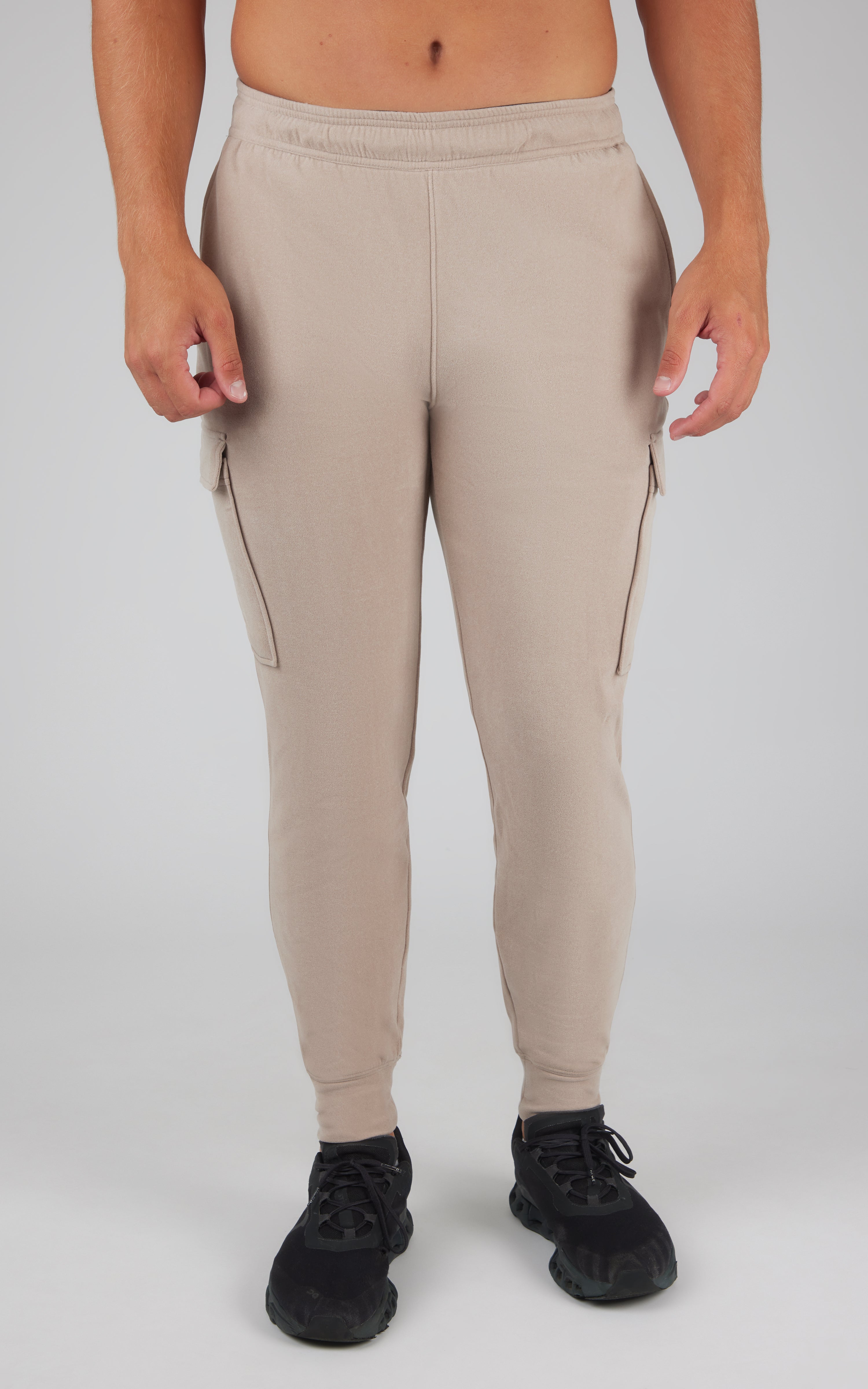 Mens Ultra Melange James Fleece Cargo Jogger