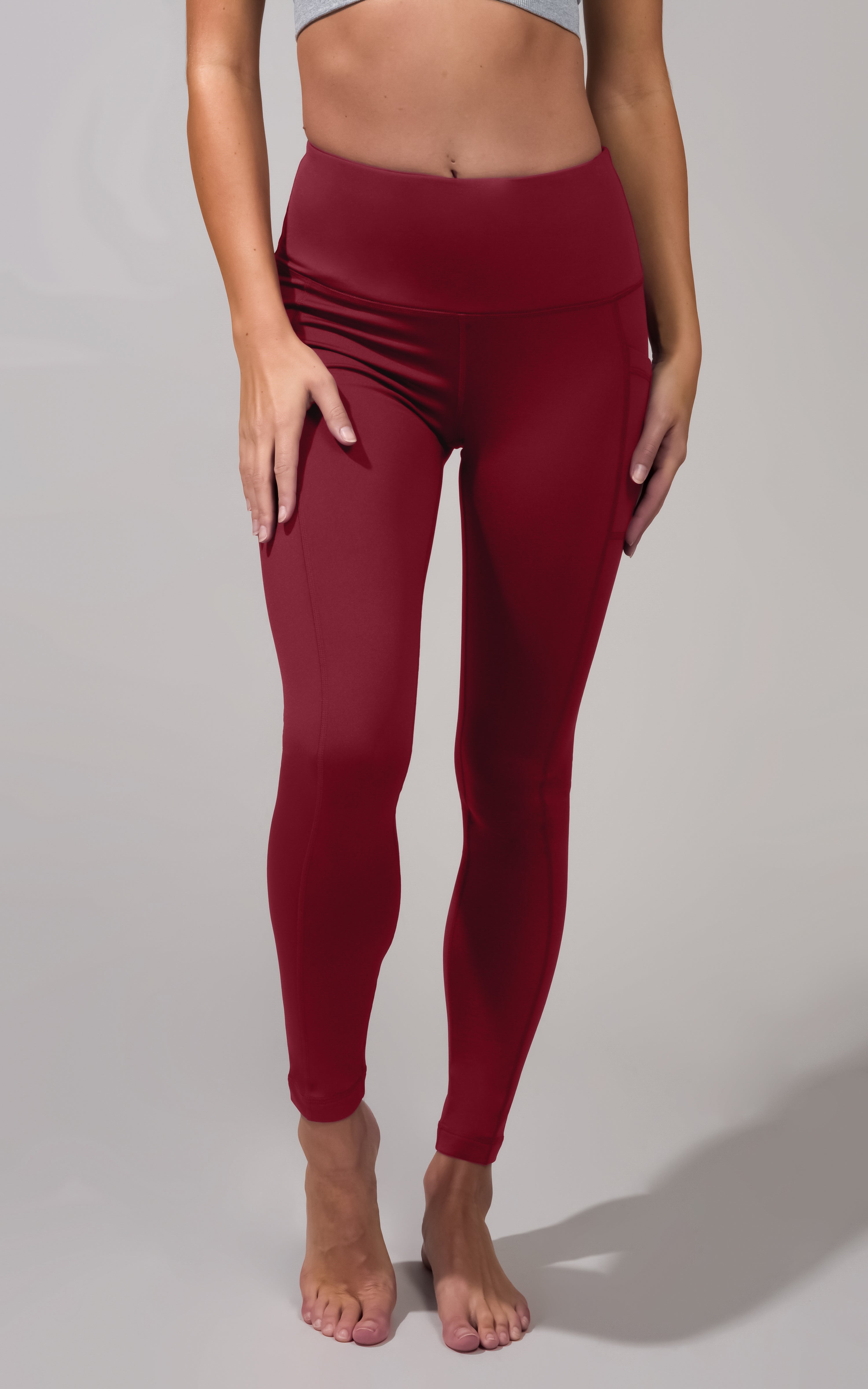 Cold Gear High Waist Fleece Lined Legging with Side Pockets