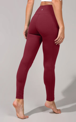 Cold Gear High Waist Fleece Lined Legging with Side Pockets