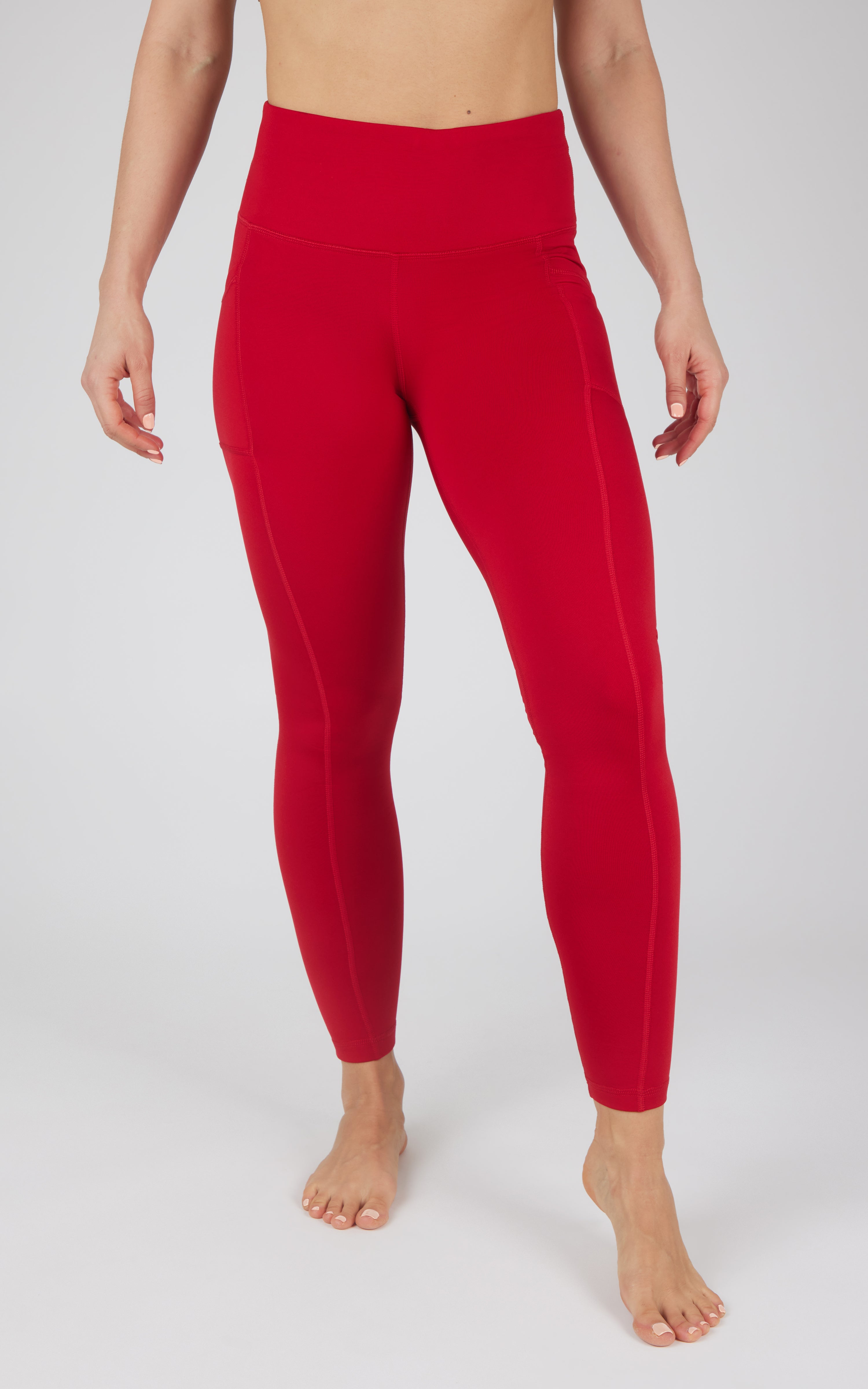 Cold Gear High Waist Fleece Lined Legging with Side Pockets