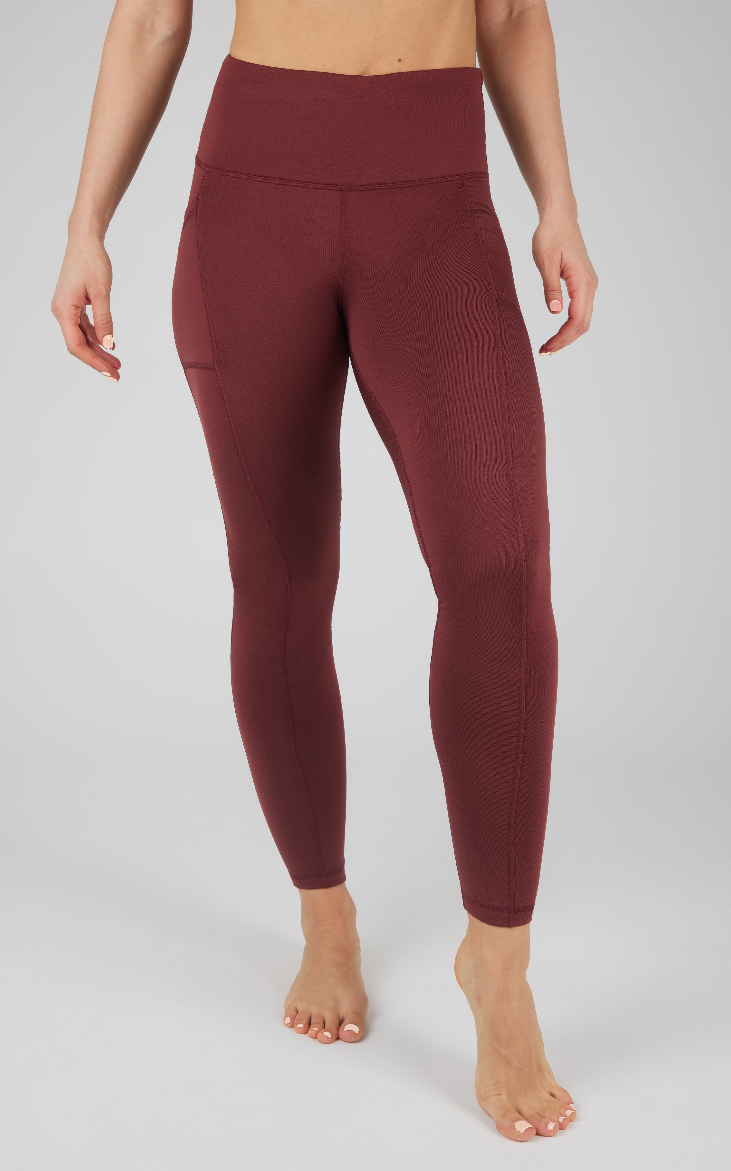 Cold Gear High Waist Fleece Lined Legging with Side Pockets