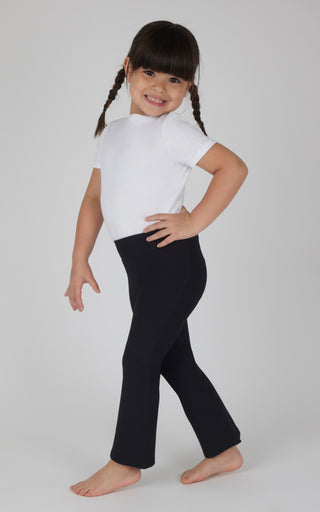 Toddler Girls 2 Pack  Ribbed High Waist Flared Pant