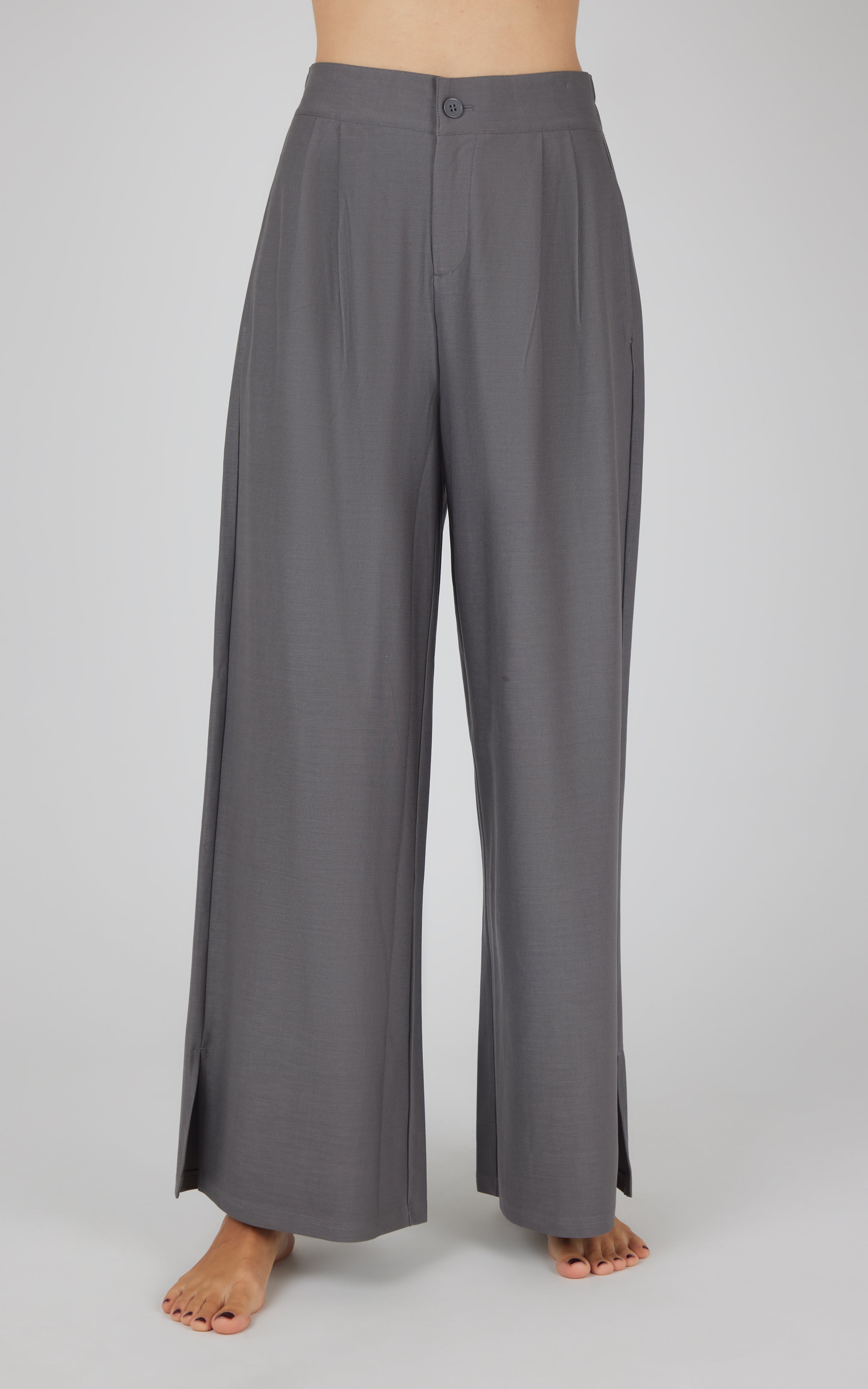 Stretch Denim Fifth Ave Wide Leg Pant