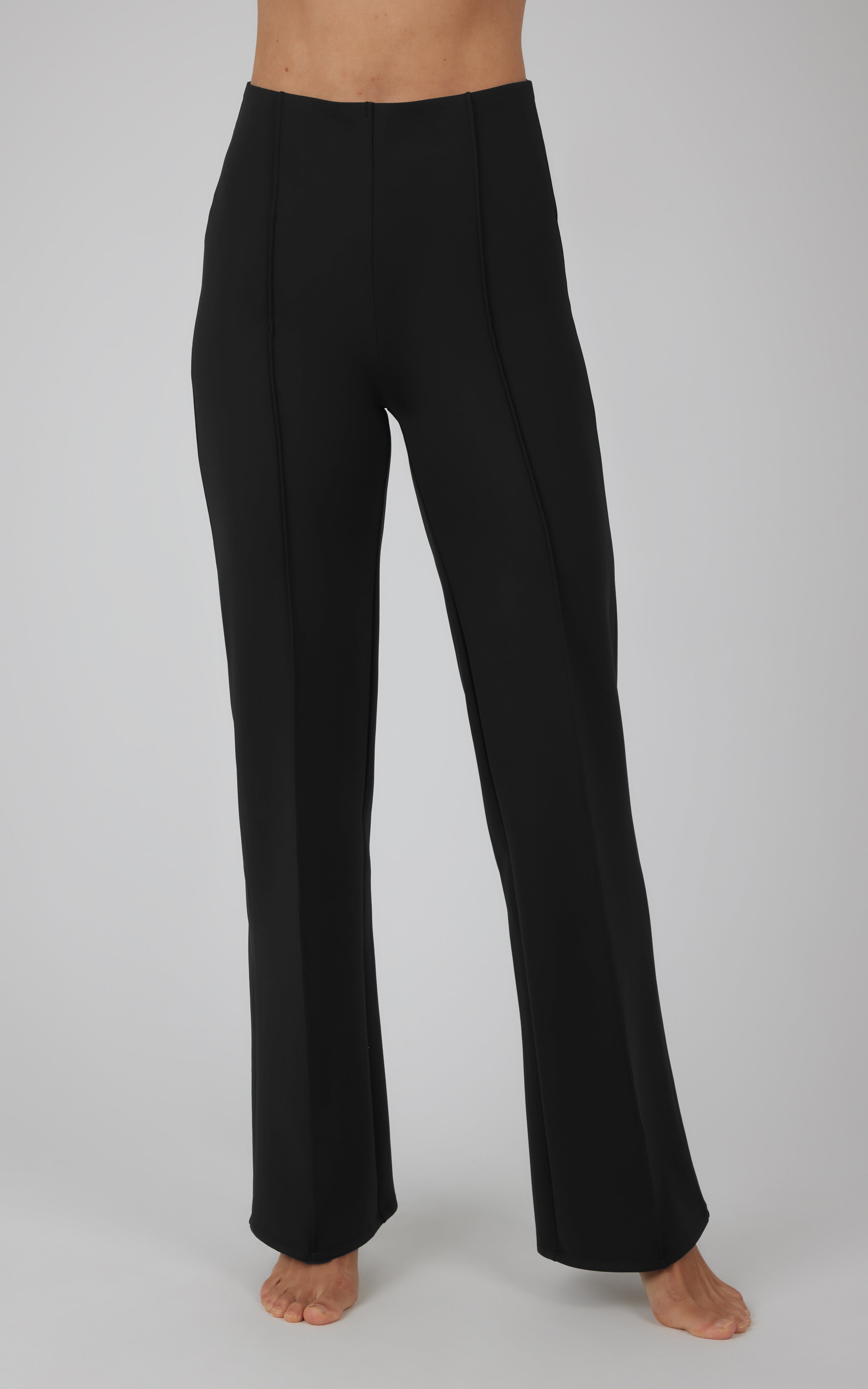 Upper West Side Pintuck Straight Leg Pant