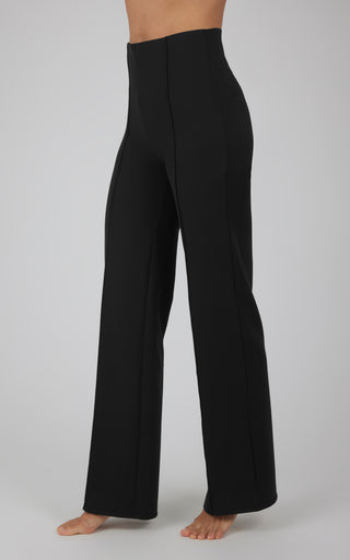 Upper West Side Pintuck Straight Leg Pant