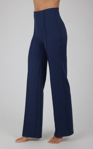 Upper West Side Pintuck Straight Leg Pant