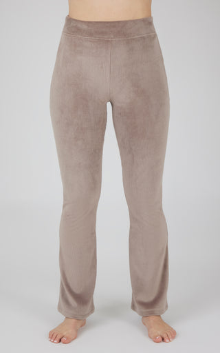 Dreamy Velour Ribbed Halo Flared Pant