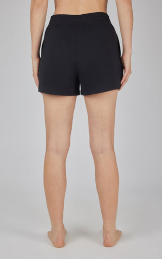 Lux Crossover Waistband 4" Side Pocket Short