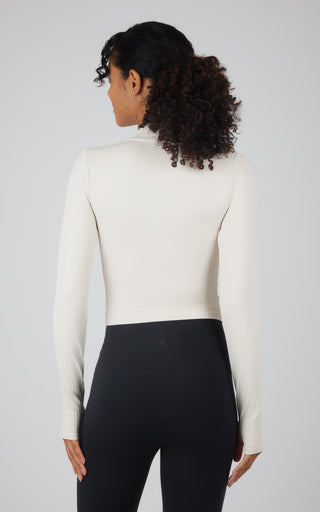 Seamless Porsha Long Sleeve Racer Length Active Shirt