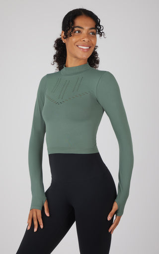 Seamless Porsha Long Sleeve Active Shirt