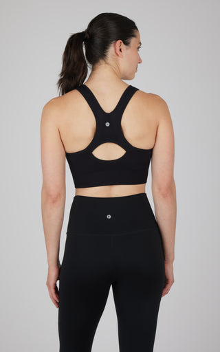 Seamless Katie Front Zip Bra Top