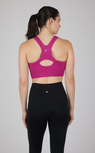 Seamless Katie Front Zip Bra Top