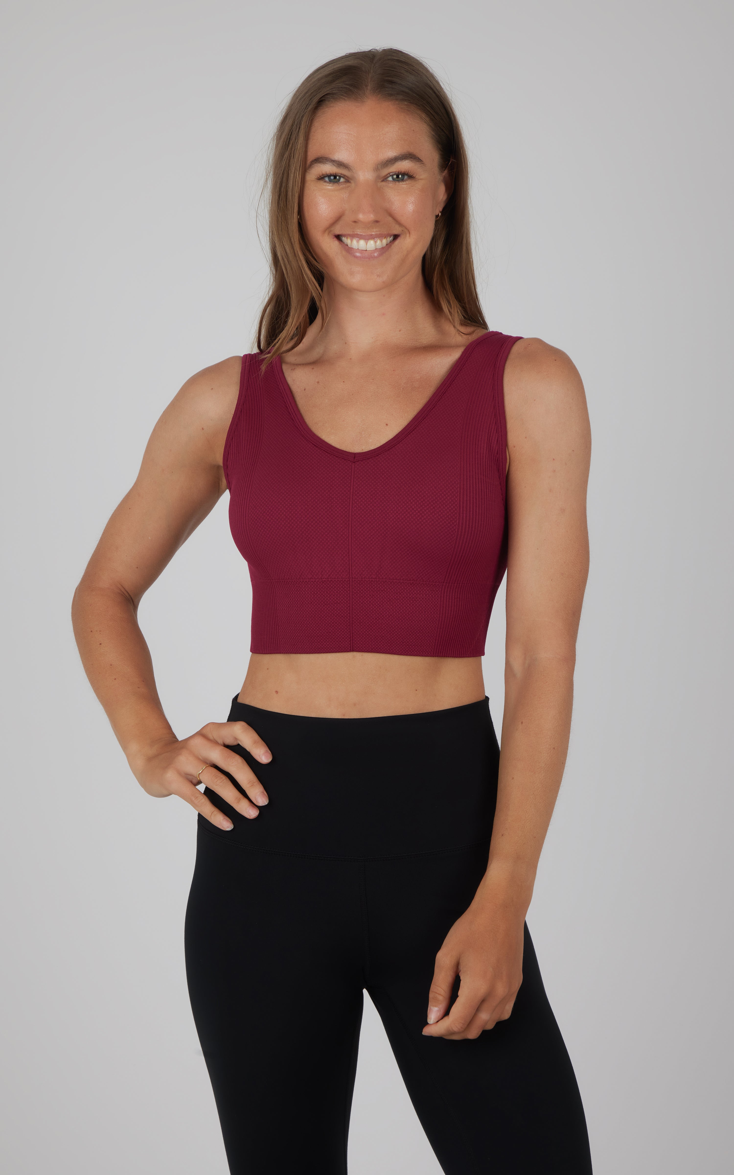 Seamless Lindsay Multitextured Bra