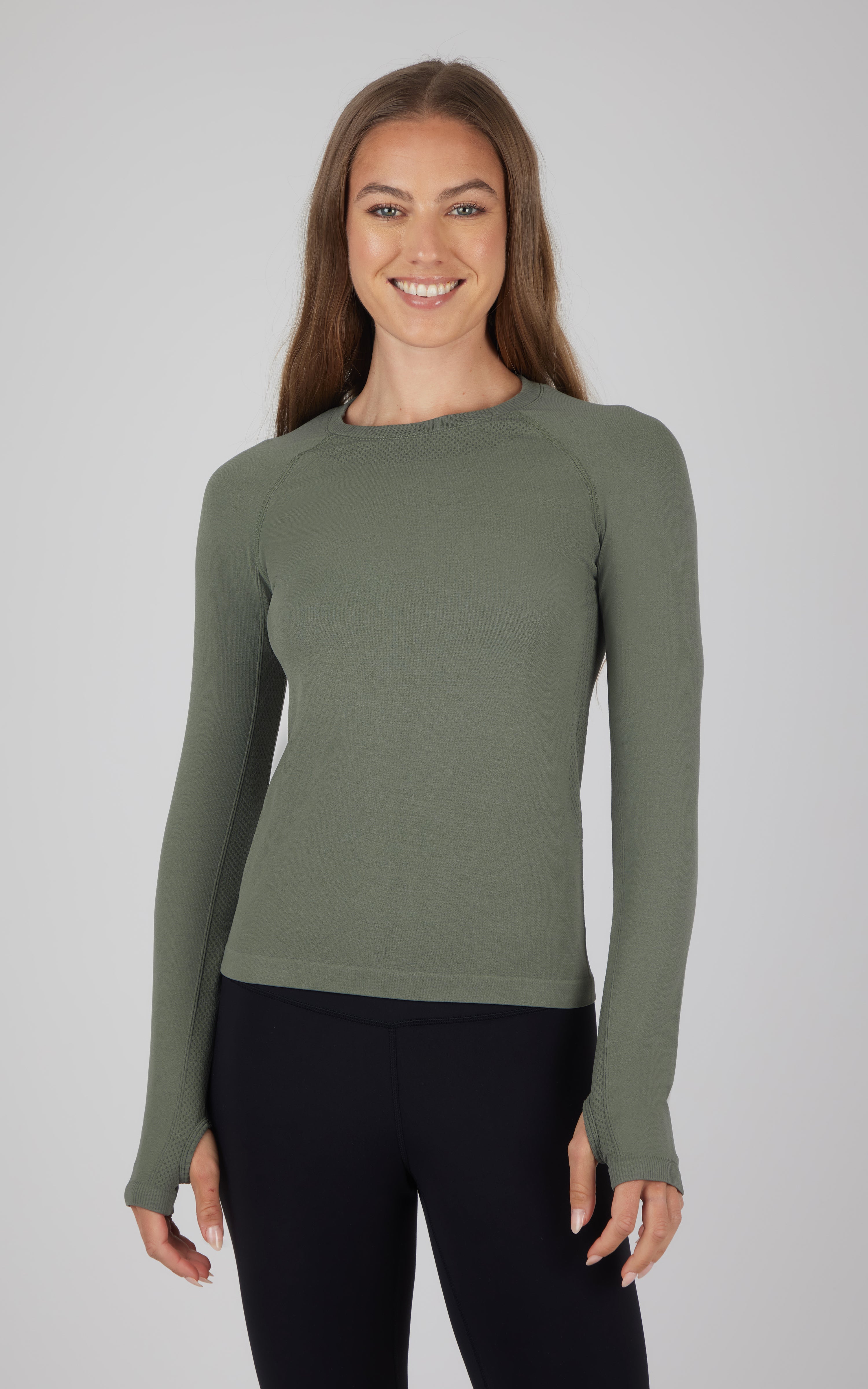 Seamless Zaia Long Sleeve Active Shirt