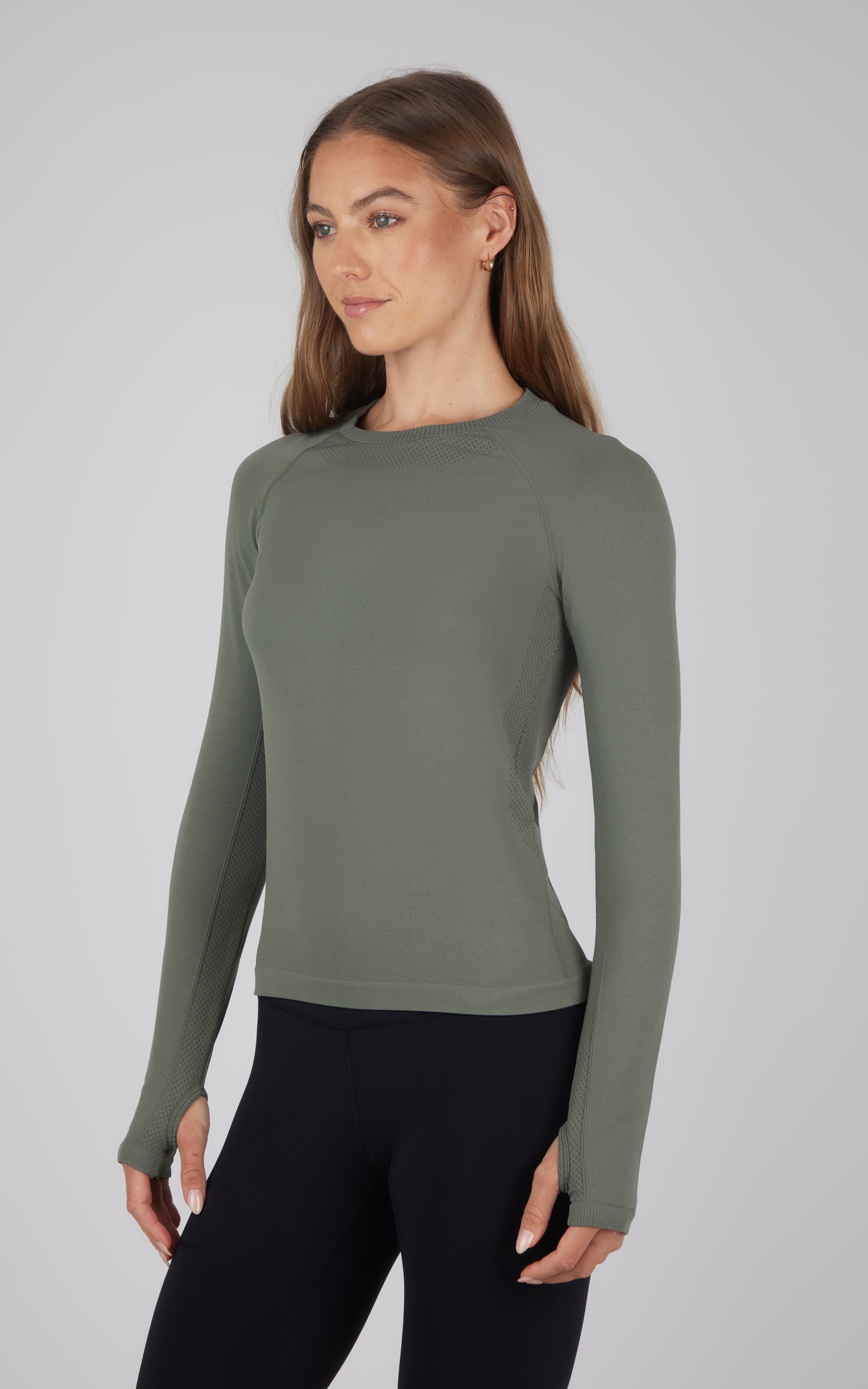 Seamless Zaia Long Sleeve Active Shirt