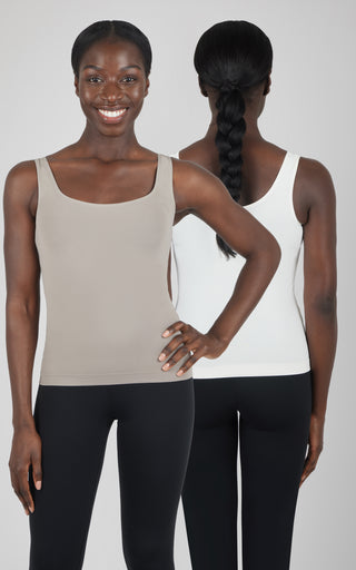 2 Pack Scoop Neck Tank Top