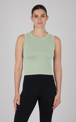 Seamless  Slim Fit High Neck Tank