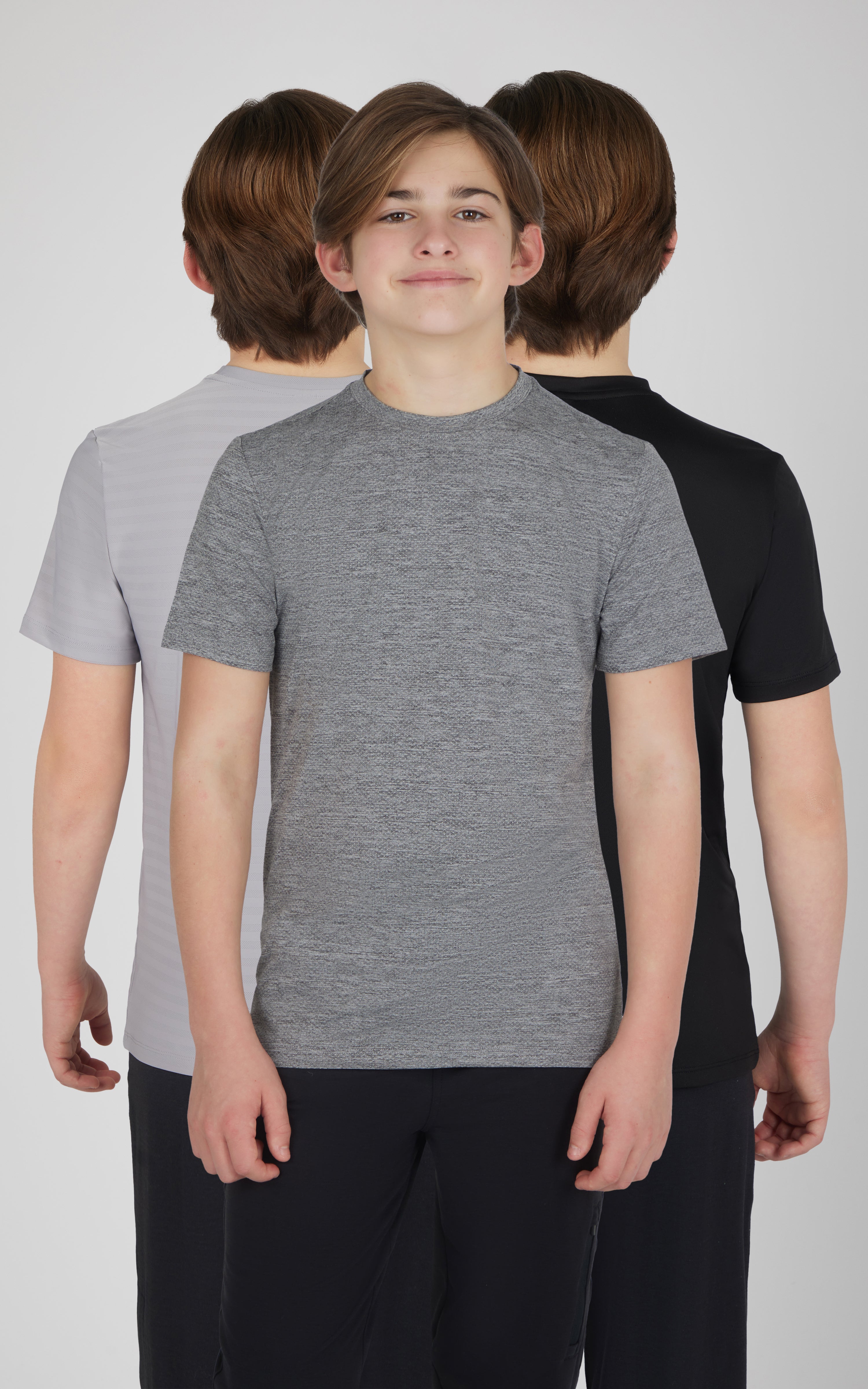 Boys Mesh Performance Tee 3 PK