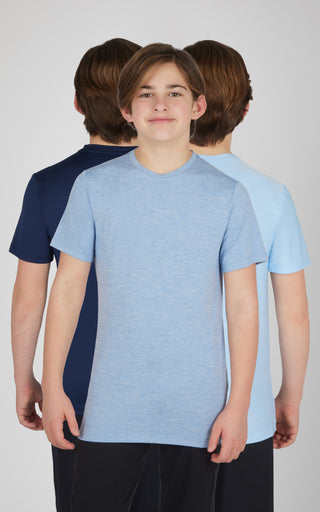 Boys Mesh Performance Tee 3 PK