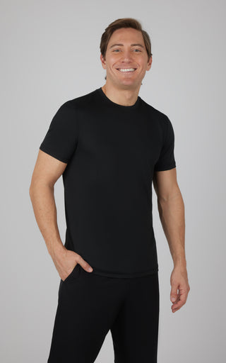 Mens Nomad Mesh Short Sleeve Crew Neck Tee