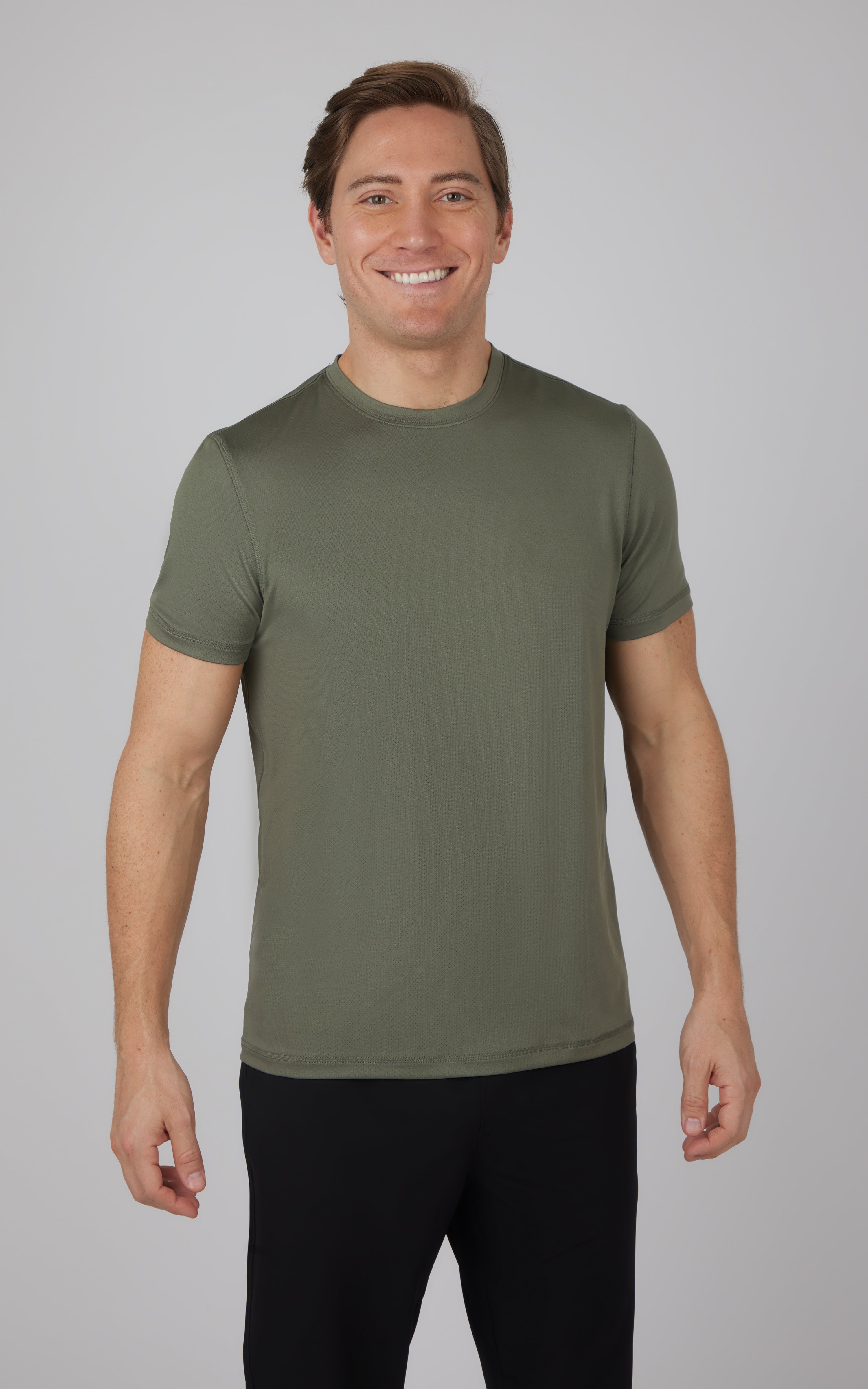 Mens Nomad Mesh Short Sleeve Crew Neck Tee