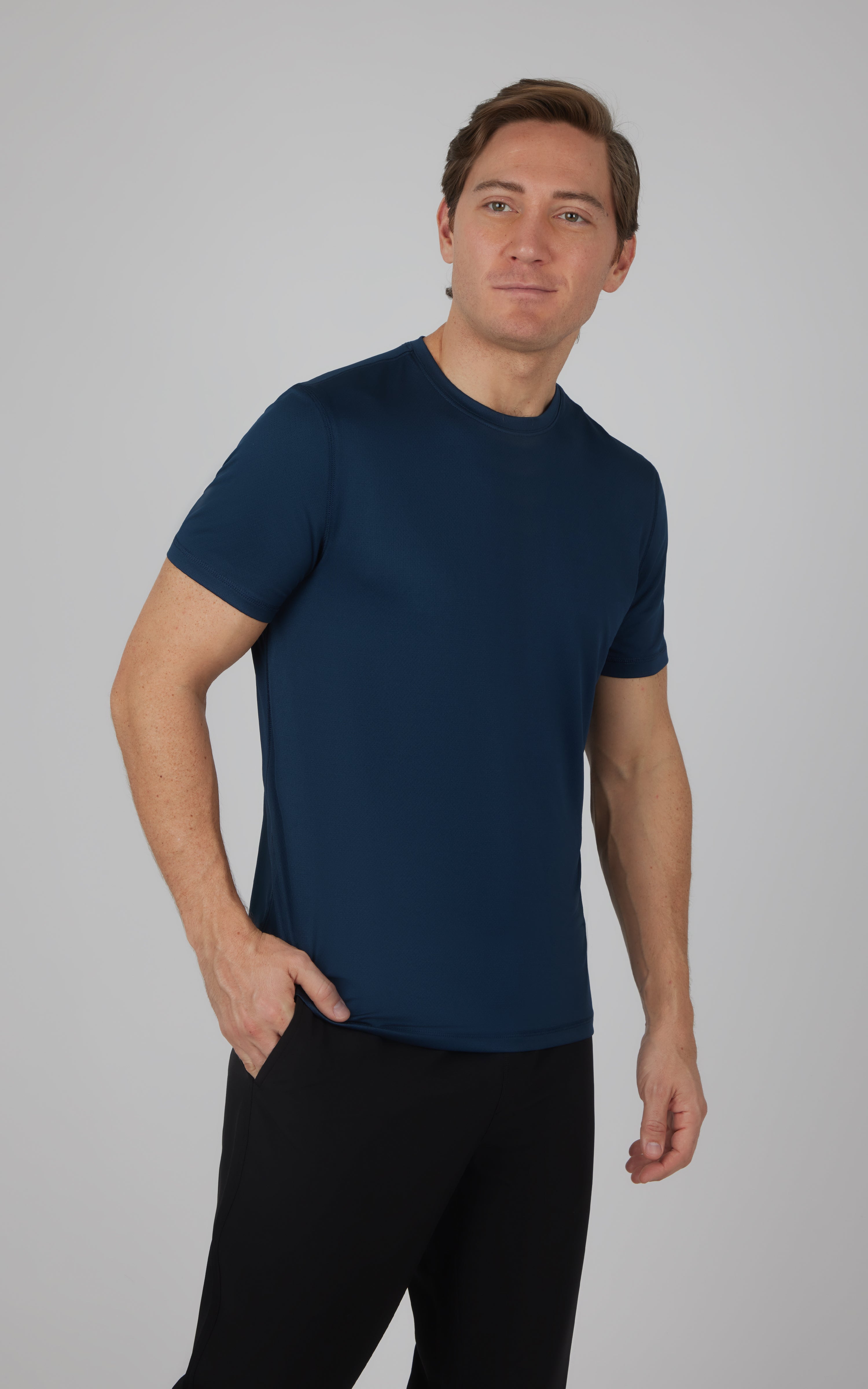 Mens Nomad Mesh Short Sleeve Crew Neck Tee