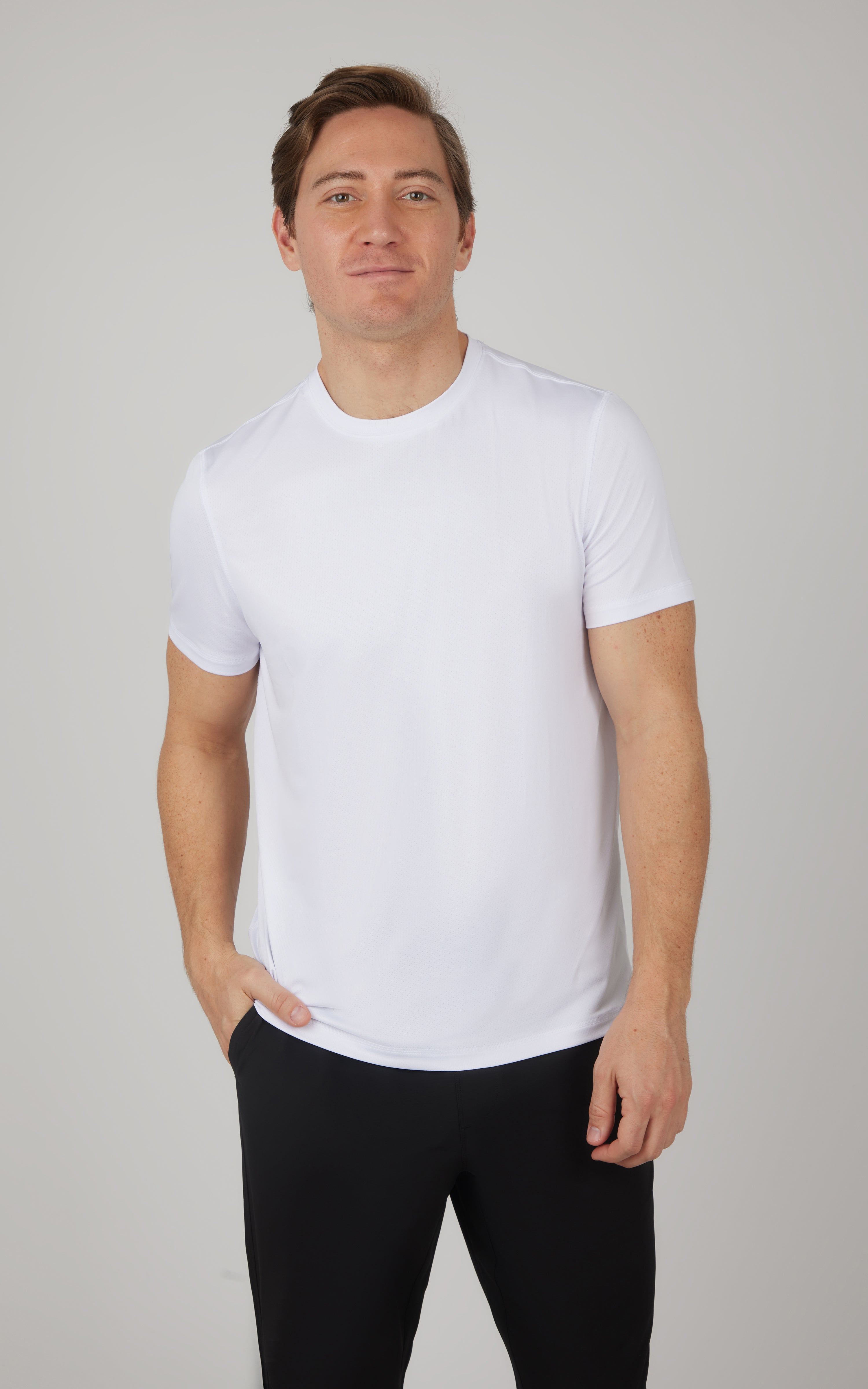 Mens Nomad Mesh Short Sleeve Crew Neck Tee